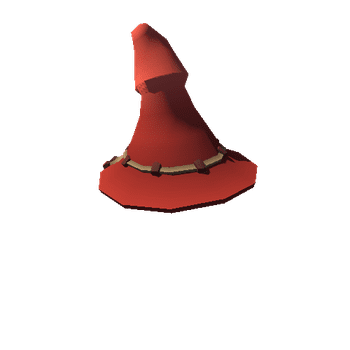 Wizard Hat 08 Red